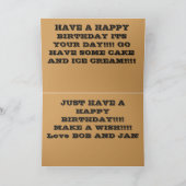 KS Firey Windmill Sunset Birthday Wenskaart Kaart (Binnen)