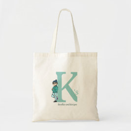 K's logo canvas tas