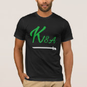Ksa groen wit symbool voor het Koninkrijk Saoedi-A T-shirt (Voorkant)