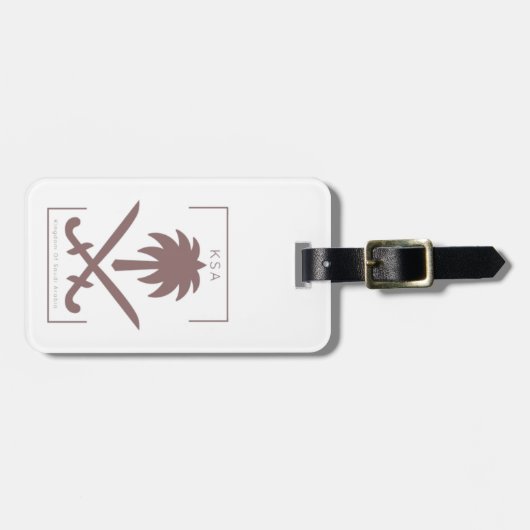 KSA SAUDI-ARABIË BAGAGELABEL (Voorkant horizontaal)