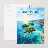 Ksamil-eilanden Albanië Briefkaart (Voorkant / Achterkant)