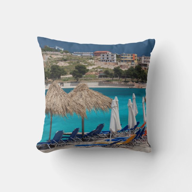 Ksamil, stad aan het strand kussen (Voorkant)