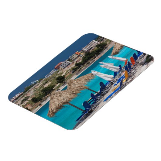 Ksamil, stadsbeachfront magneet (Linkerzijde)