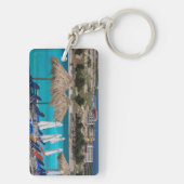 Ksamil, strand aan de zee sleutelhanger (achterkant)