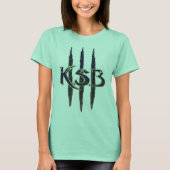 KSB Blue Grunge Logo T-shirt (Voorkant)