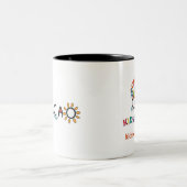 KSCLogo2, CuracaoLogoBlcksm.tiff, kidsseacamp.com Tweekleurige Koffiemok (Center)