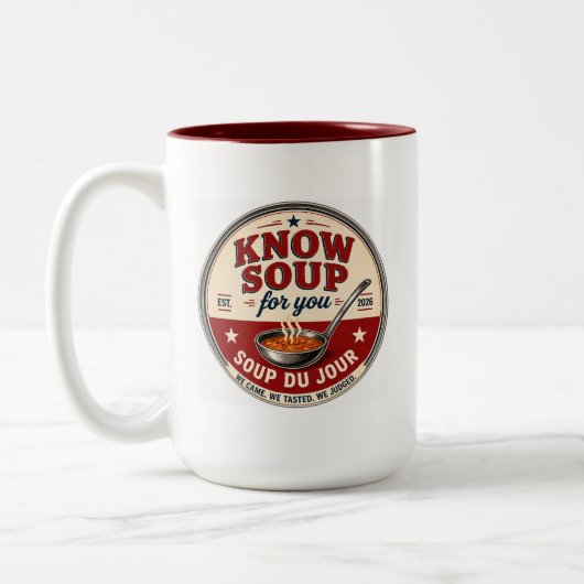 KSFY Soepmok Tweekleurige Koffiemok (Links)