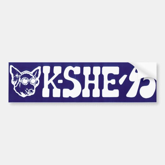 KSHE-95 bumpersticker (Voorkant)