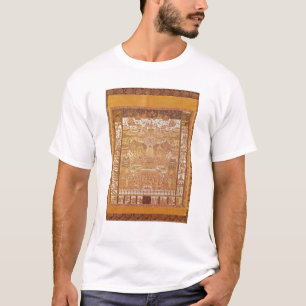 Kshitigarbha, rechter in de hel, uit Dunhuang T-shirt