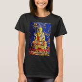 Ksitigarbha Bodhisattva Devanagari Buddhist mantra T-shirt (Voorkant)