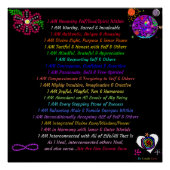 Ksmische bestellingen van 20 x 20 inch, Poster (Voorkant)