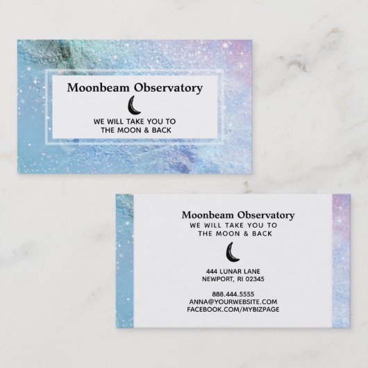 *~* Ksmische pasta-muis rond Visitekaartje (Voorkant / Achterkant)