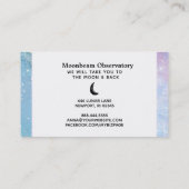 *~* Ksmische pasta-muis rond Visitekaartje (Achterkant)