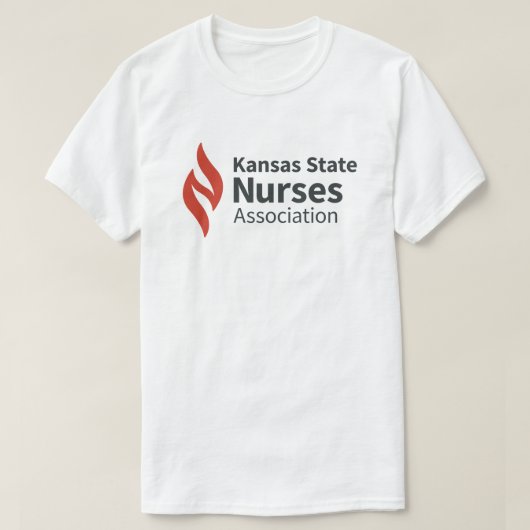 KSNA Logo Wit T-shirt (Design voorkant)