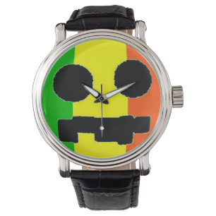 KSP! Rasta Face Watch Horloge