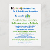 Kspace Invitation Uitnodiging Briefkaart (Voorkant)