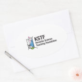 KSTF Oval Stickers (Envelop)