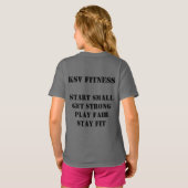 KSV Fitness Girls T Shirt (Achterkant volledig)
