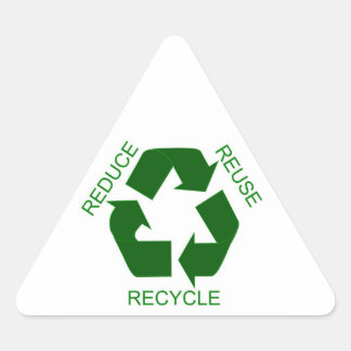 Kticker - Verminder hergebruik, Recyclen Sticker