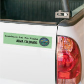 Ktickerhoezen zijn voor slangen, Alma, Kol... Bumpersticker (Op Truck)