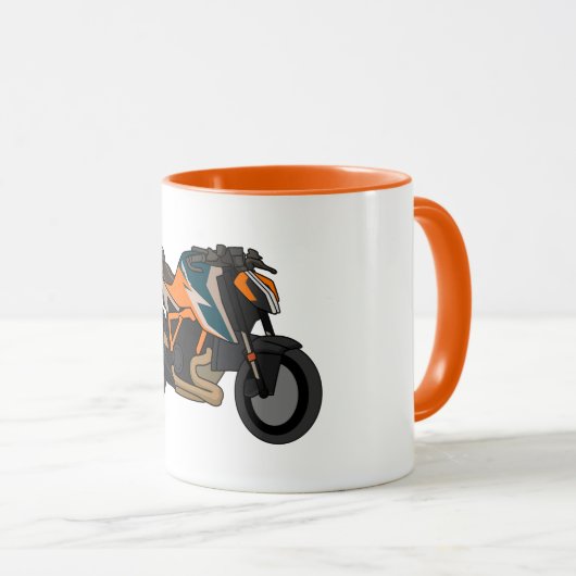 KTM 1290 SuperDuke simple style Mok (Voorkant rechts)