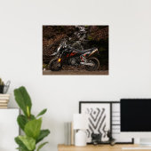 KTM 950-supermoto Poster (Thuiskantoor)