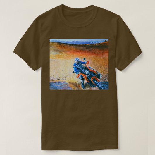 KTM 990 avontuur Het stof binden T-shirt (Design voorkant)