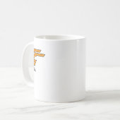 Ktm Logo Sticker1 Koffiemok (Voorkant links)