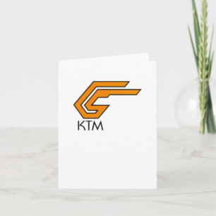KTM LOGO STICKER 1 KAART