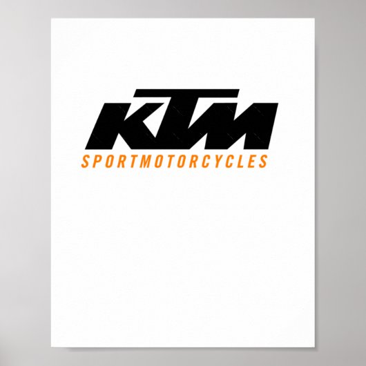 KTM LOGO STICKER 2 POSTER (Voorkant)