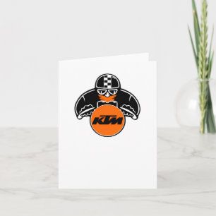 KTM LOGO STICKER 4 KAART