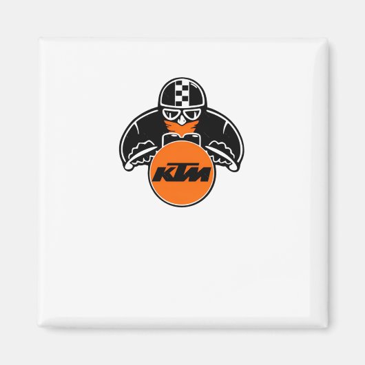 KTM LOGO STICKER 4 MAGNEET (Voorkant)