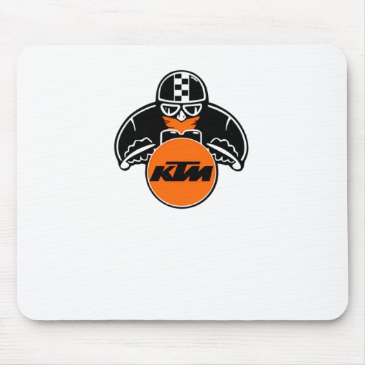 KTM LOGO STICKER 4 MUISMAT (Voorkant)
