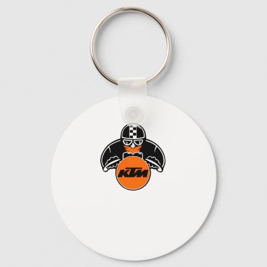 KTM LOGO STICKER 4 SLEUTELHANGER (Voorkant)