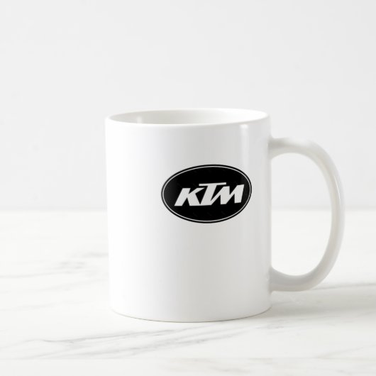 Ktm Logo Sticker Koffiemok (Rechts)
