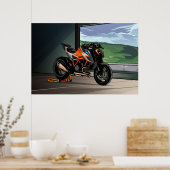 KTM SuperDuke the beast Poster (Keuken)