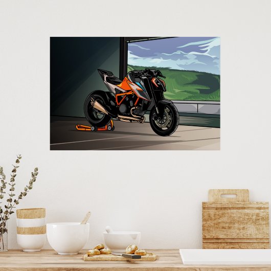 KTM SuperDuke the beast Poster (Keuken)