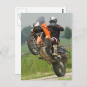KTM Wheelie Briefkaart (Voorkant / Achterkant)