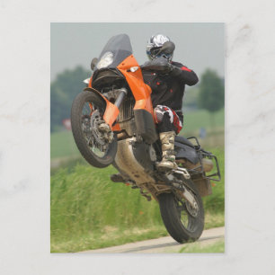 KTM Wheelie Briefkaart