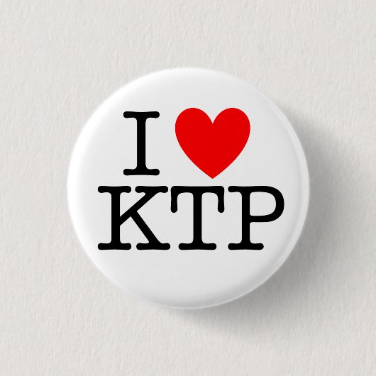 KTP Badges Ronde Button 3,2 Cm (Voorkant)