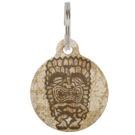 Ku-Tiki Hawaiian heeft een verstoorde Hibiscus Huisdierpenning