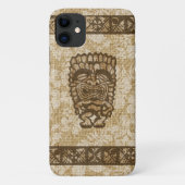Ku-Tiki Hawaiian Tapa Hibiscus Tropical Case-Mate iPhone Case (Achterkant)