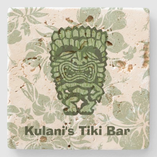 Ku-Tiki Hawaiian  Tiki Bar Onderzetter (Voorkant)