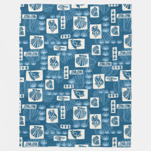 Kua Bay Hawaiaanse Onderzeese Schelpen Fleece Deken
