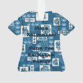 Kua Bay Hawaiian Undersea Shells Aloha Shirt Ornament (achterkant)