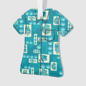 Kua Bay Hawaiian Undersea Shells Aloha Shirt Ornament (voorkant)