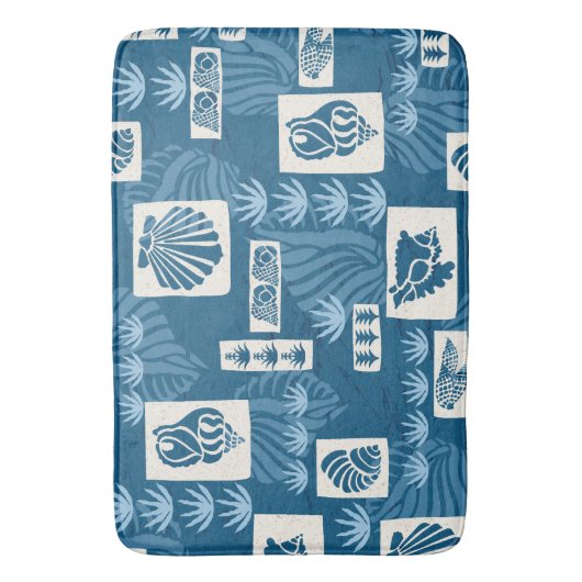Kua Bay Hawaiian Undersea Shells Badmat (Voorkant Verticaal)