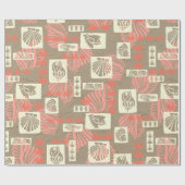 Kua Bay Hawaiian Undersea Shells Cadeaupapier (Vlak)