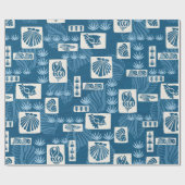 Kua Bay Hawaiian Undersea Shells Cadeaupapier (Vlak)