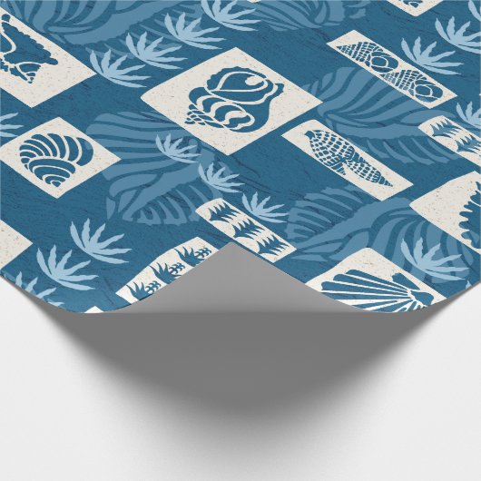 Kua Bay Hawaiian Undersea Shells Cadeaupapier (Hoek)